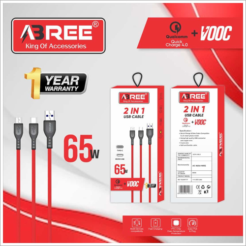 A3Ree 2 In 1 Usb Cable Application: Railway