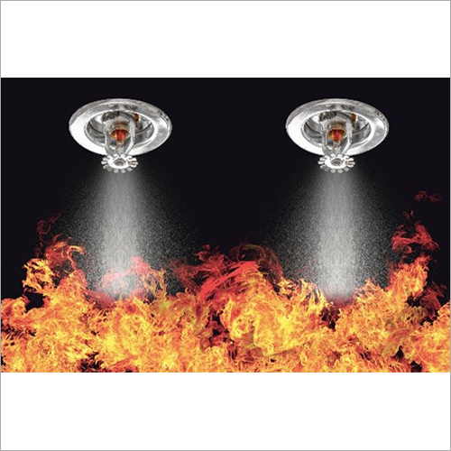 Red Fire Sprinkler System