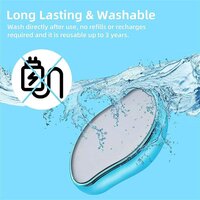 CRYSTAL HAIR ERASER PAINLESS CRYSTAL HAIR REMOVER TOOL FOR MEN AND WOMEN FAST AND EASY SKIN EXFOLIATOR FOR BODY ANY PART (6196)