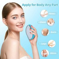 CRYSTAL HAIR ERASER PAINLESS CRYSTAL HAIR REMOVER TOOL FOR MEN AND WOMEN FAST AND EASY SKIN EXFOLIATOR FOR BODY ANY PART (6196)