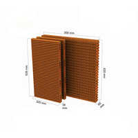 Evaporative cooling pad for Symphony cooler of Siesta 70 xxl Models