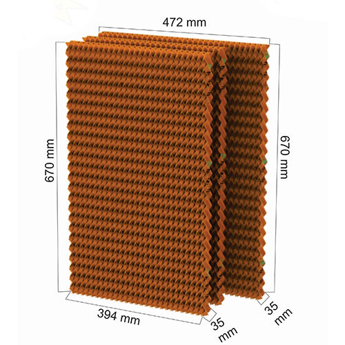 Evaporative Cooling Pad Cooler 18 Series model