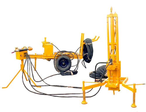 PORTABLE SEISMIC SHOT HOLE DRILLING RIG