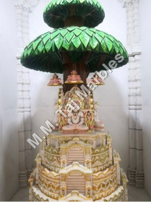 White Jain Marble Mandir