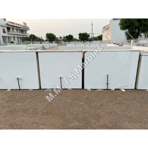 Super White Marble Slabs Makrana