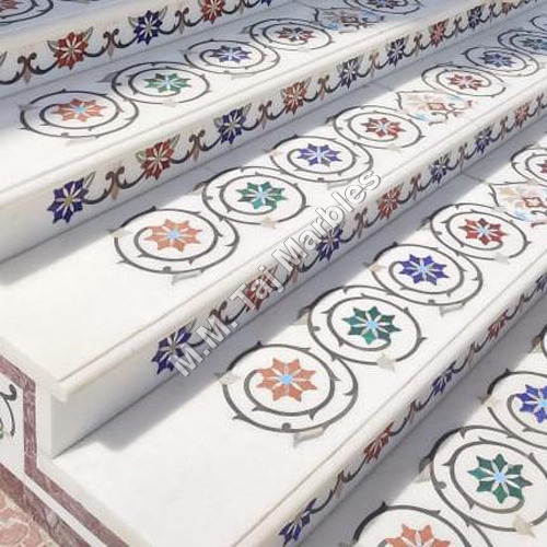 Makrana White Marble Inlay Work