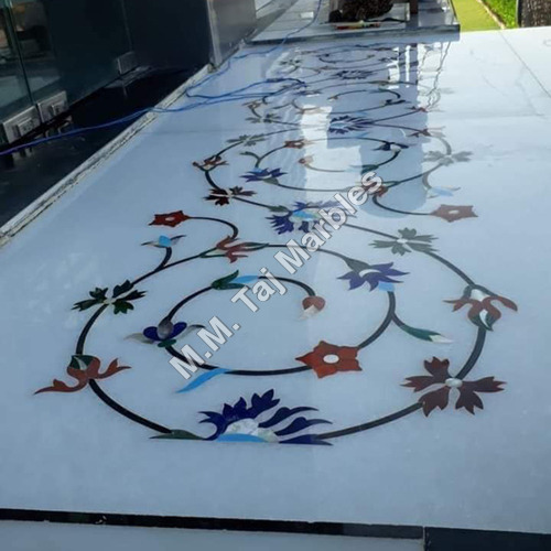 Rangoli Work Design Marble