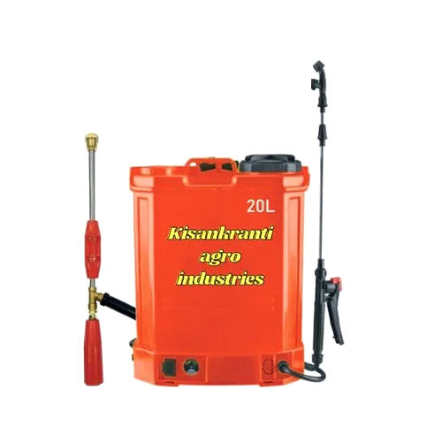 Double Pump Knapsack Battery Operated Sprayer