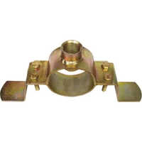 Foot Batten - Iron, 50 mm to 110 mm, Yellow/White | Round Shape, Copper Coated, Thickness 2 mm to 3.5 mm, Durable Spacer for HDPE Sprinkler Pipes