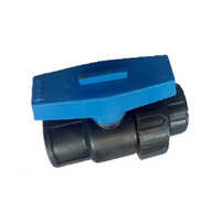 1 Inch Ball Valve Female - Plastic, 1 Inch Size | Ideal for Agriculture, Solid Form, High Performance