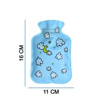 1PC MIX DESIGNS SMALL HOT WATER BAG WITH COVER FOR PAIN RELIEF NECK SHOULDER PAIN AND HAND FEET WARMER MENSTRUAL CRAMPS (6536)