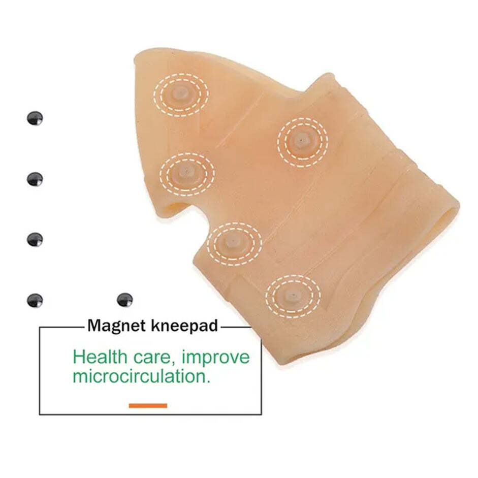 SILICONE ULTRA THIN WATERPROOF KNEE PAD 1 PAIR OF MAGNETIC KNEE PADS (6269)