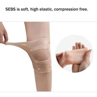 SILICONE ULTRA THIN WATERPROOF KNEE PAD 1 PAIR OF MAGNETIC KNEE PADS (6269)
