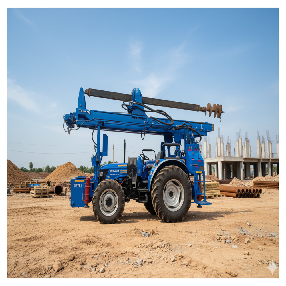 Tractor Mounted Auger Piling Rig - Automatic Grade: Semi-automatic