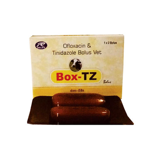 Ofloxacin And Tinidazole Bolus Vet Ingredients: Animal Extract