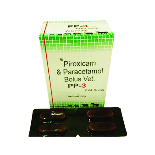 Piroxicam And Paracetamol Bolus Vet