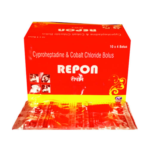 Cyproheptadine And Cobalt Chloride Bolus