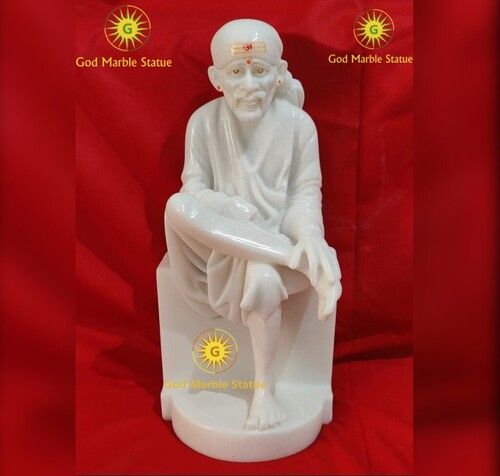 Stone Sai Baba Statue