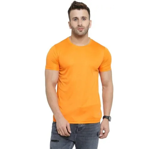 Mens Micro Polyester T Shirt