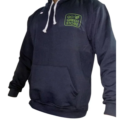 Mens Navy Blue Hoodie