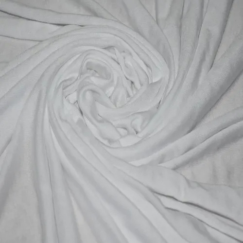 White Cotton T Shirt Fabric