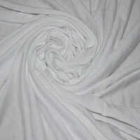 White Cotton T Shirt Fabric - Attributes: Exceptionally Soft