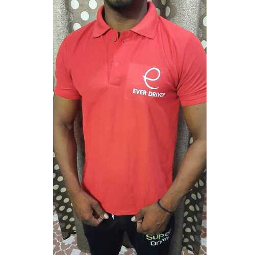 Red Promotional T Shirt - Design: Plain