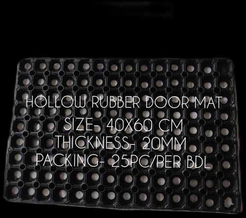 HOLLOW RUBBER DOOR MATS 40x60 CM