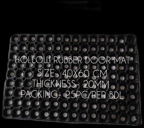 Hollow Rubber Outdoor Non-Slip Door Mats 40x60 Cm