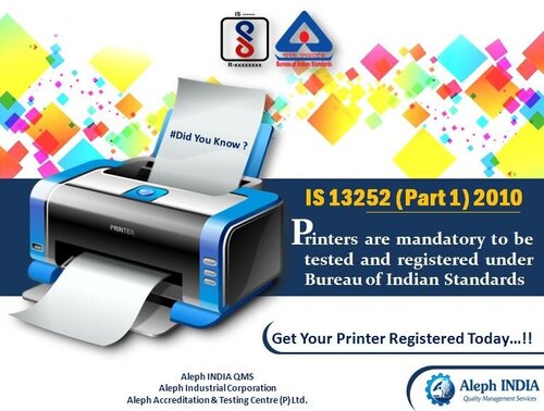 BIS Registration For Printer
