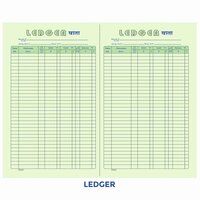 Account Books Cash - Ledger Canvas Binding Register Size (21.0cm x 33.5cm) 17inc x 27inc