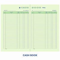 Account Books Cash - Ledger Canvas Binding Register Size (21.0cm x 33.5cm) 17inc x 27inc