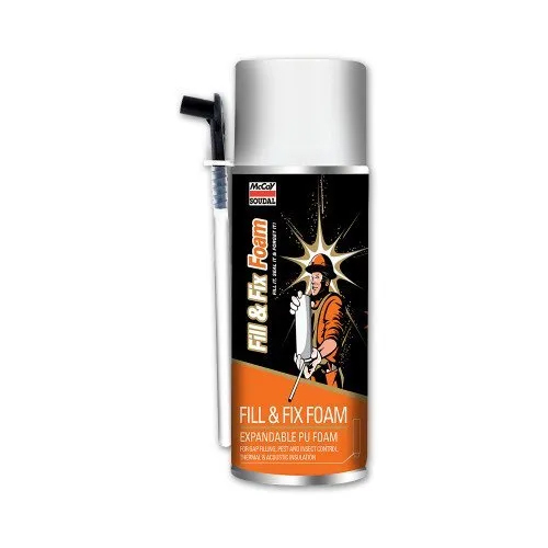 McCoy Soudal 300ml PU Foam Fill Fix Spray
