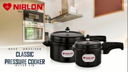 3ltr - Hard Anodised Classic Outer LID Pressure Cooker