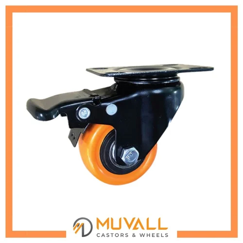63X31mmPLight Duty PU Castor Wheel