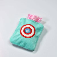 CAPTAIN AMERICAS SHIELD SMALL HOT WATER BAG WITH COVER FOR PAIN RELIEF NECK SHOULDER PAIN AND HAND FEET WARMER MENSTRUAL CRAMPS (6517)