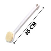 BODY BRUSH LONG HANDLE DRY BRUSH SOFT BRISTLE BATH BRUSH BACK SCRUB EXFOLIATING MASSAGE (6197)
