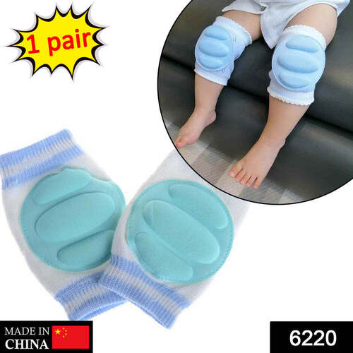 KIDS KNEE PROTECTOR (6220) - Breathable Knit Material, Size 2-6 Years, Multi/Assorted Color | Two-Way Stretch, Reduces Injury Risk