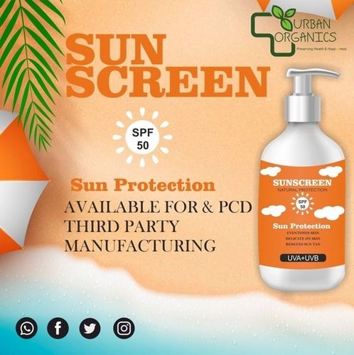 Herbal Sunscreen in 3rd Party Manufacturing