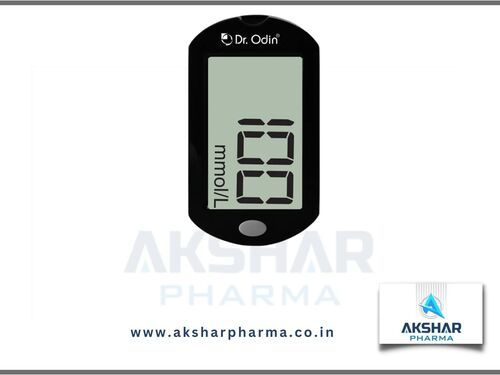 Blood Glucose Meter Kit Black Color Recommended For: Hospital