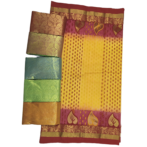 DipDiya Women Pure Cotton Kotki Tant Designing Bengali Tant Saree (Brown) :  Amazon.in: Fashion