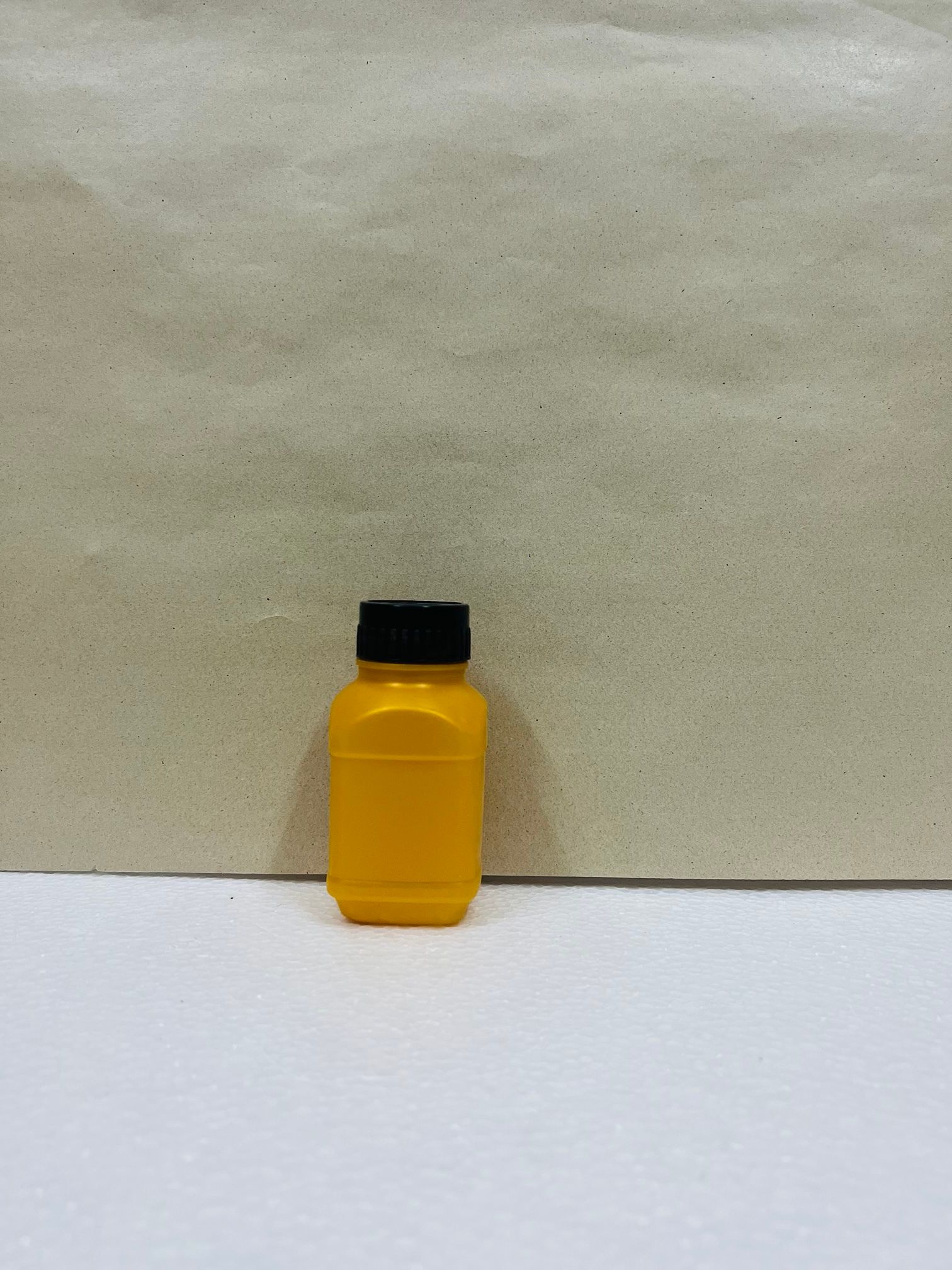 HDPE Square Golden Pesticide Bottle (BSF Shape)