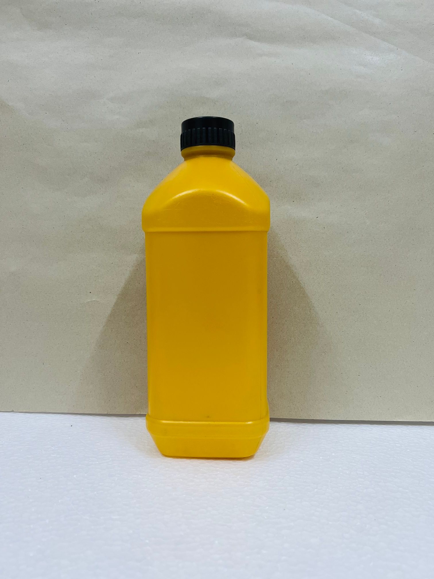 HDPE Square Golden Pesticide Bottle (BSF Shape)