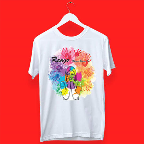 Printed Holi Tshirt