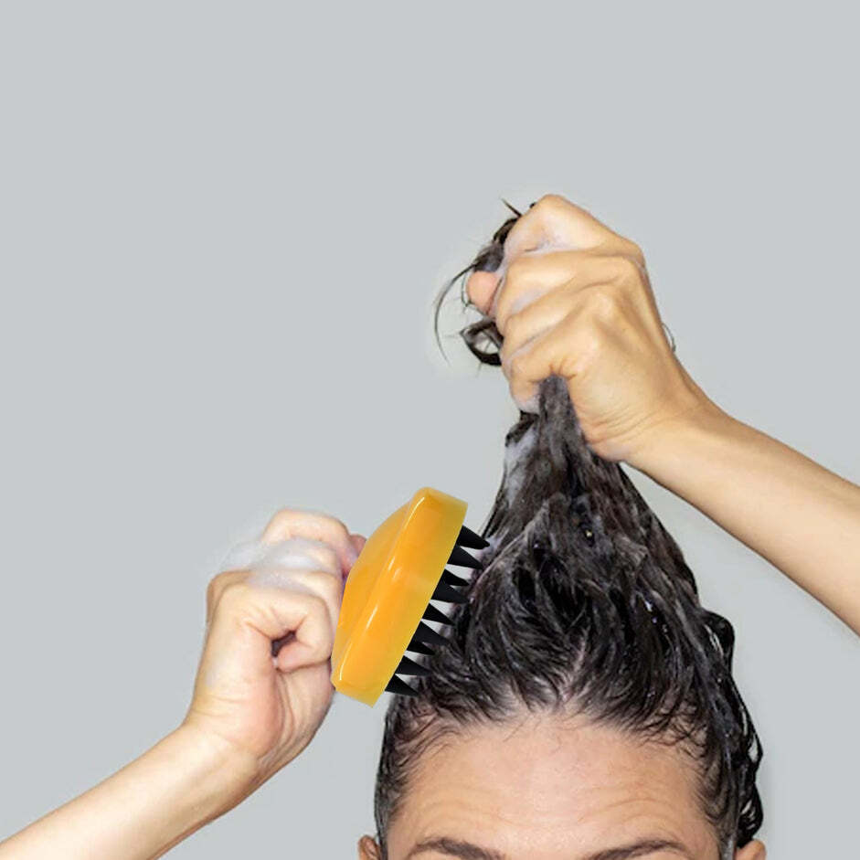 HANDHELD SCALP MASSAGER SHAMPOO BRUSH (1476L)