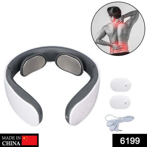 Multi / Assorted Electric Neck Massager For Deep Tissue Pain Relief Cervical Vertebra Massager (6199)