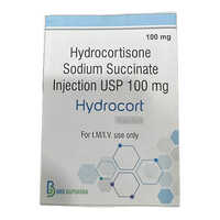 100 Mg Hydrocortisone Sodium Succinate Injection Usp - Physical Form: Liquid