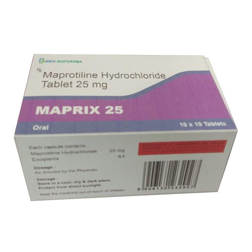 25 Mg Maprotiline Hydrochloride Tablet Keep Dry & Cool Place at Best ...