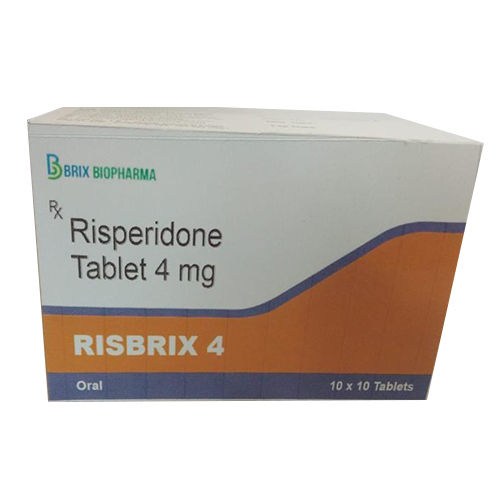 4 Mg Risperidone Tablet - Drug Type: General Medicines