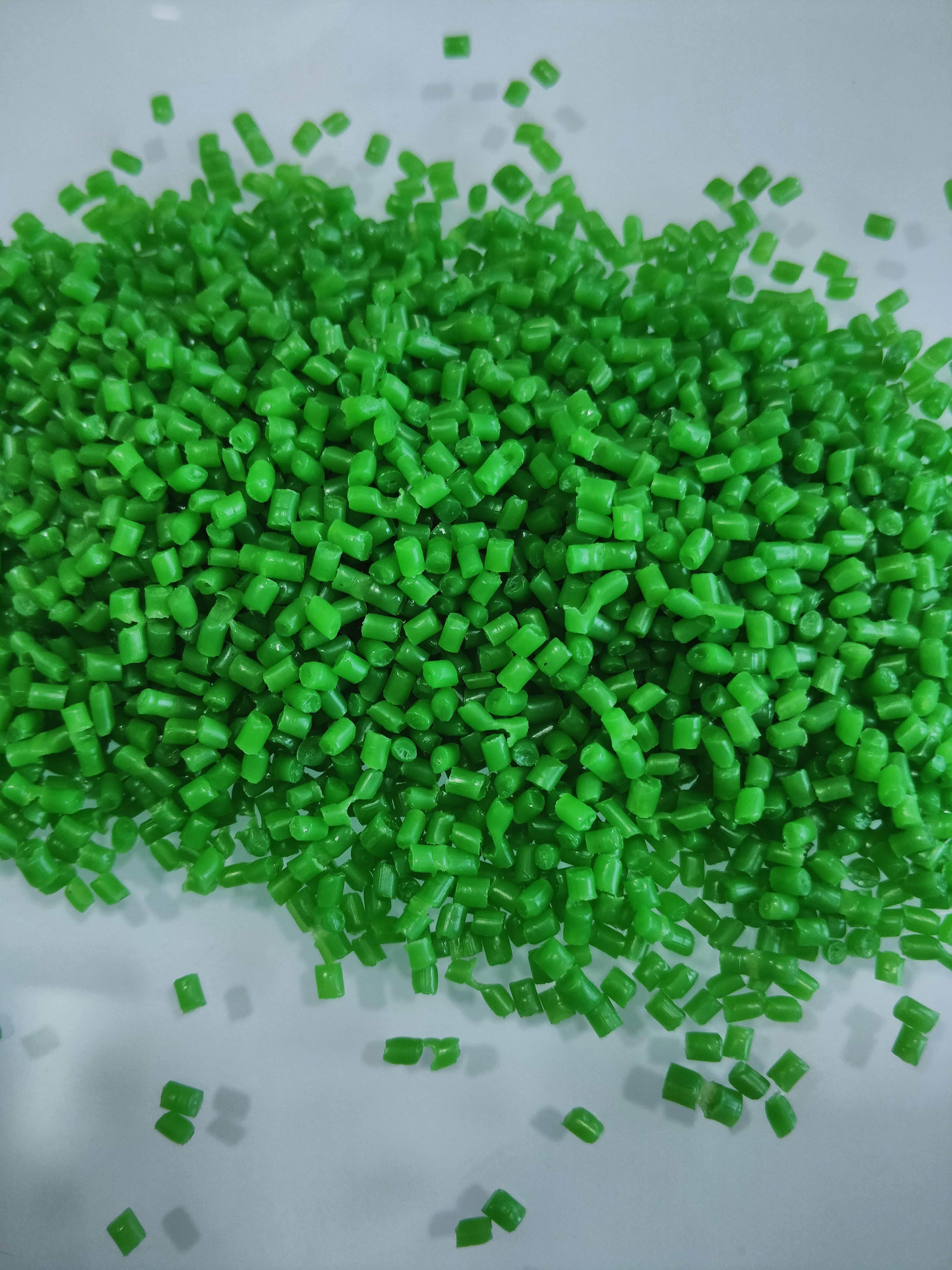 PP Virgin Color Granules Green